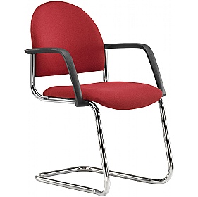 Arena Cantilever Stacking Meeting and Conference Chairs with Arms - Office Chairs