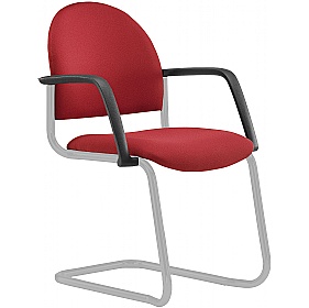 Arena Cantilever Stacking Meeting and Conference Chairs with Arms - Office Chairs