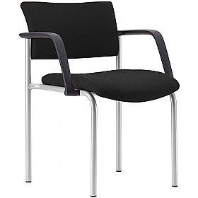 Arena Square 4-Leg Meeting and Conference Chairs with Arms - Office Chairs