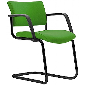Arena Square Cantilever Meeting and Conference Chairs with Arms - Office Chairs
