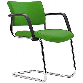 Arena Square Cantilever Meeting and Conference Chairs with Arms - Office Chairs