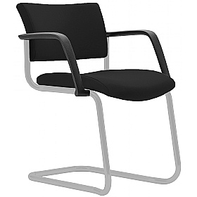 Arena Square Cantilever Meeting and Conference Chairs with Arms - Office Chairs