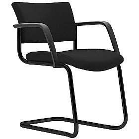 Arena Square Cantilever Meeting and Conference Chairs with Arms - Office Chairs