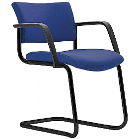 Arena Square Cantilever Meeting and Conference Chairs with Arms