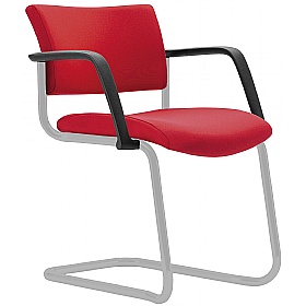 Arena Square Cantilever Meeting and Conference Chairs with Arms - Office Chairs