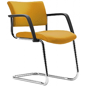 Arena Square Cantilever Meeting and Conference Chairs with Arms - Office Chairs