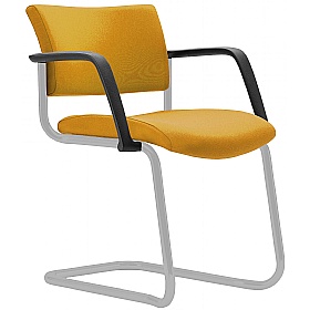 Arena Square Cantilever Meeting and Conference Chairs with Arms - Office Chairs