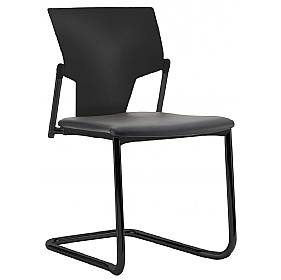 Ikon Upholstered Cantilever Stacking Meeting and Conference Chairs