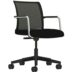 Jib Lite Mesh Back Swivel Meeting and Breakout Chairs - Meeting Room