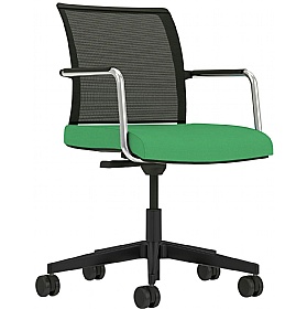 Jib Lite Mesh Back Swivel Meeting and Breakout Chairs - Meeting Room