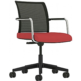 Jib Lite Mesh Back Swivel Meeting and Breakout Chairs - Meeting Room