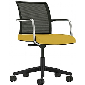 Jib Lite Mesh Back Swivel Meeting and Breakout Chairs - Meeting Room