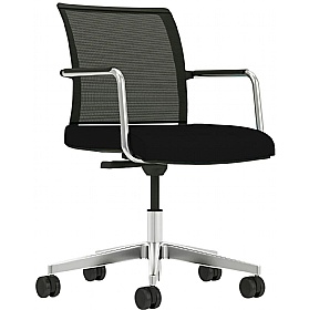 Jib Lite Mesh Back Swivel Meeting and Breakout Chairs - Meeting Room