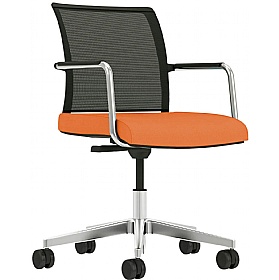 Jib Lite Mesh Back Swivel Meeting and Breakout Chairs - Meeting Room