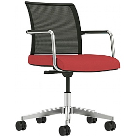 Jib Lite Mesh Back Swivel Meeting and Breakout Chairs - Meeting Room