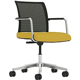 Jib Lite Mesh Back Swivel Meeting and Breakout Chairs - Meeting Room