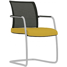 Jib Lite Mesh Back Cantilever Meeting and Conference Chairs - Office Chairs