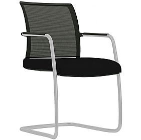 Jib Lite Mesh Back Cantilever Meeting and Conference Chairs - Office Chairs