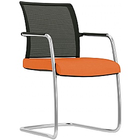 Jib Lite Mesh Back Cantilever Meeting and Conference Chairs - Office Chairs