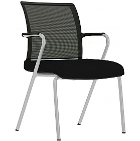Jib Lite Mesh Back 4-Leg Meeting and Conference Chairs - Office Chairs
