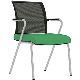Jib Lite Mesh Back 4-Leg Meeting and Conference Chairs - Office Chairs