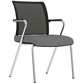 Jib Lite Mesh Back 4-Leg Meeting and Conference Chairs - Office Chairs
