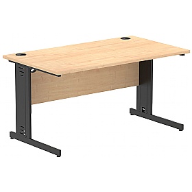 Syndicat Rectangular Cable Managed Office Desks