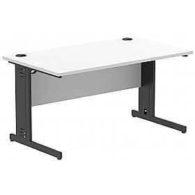 Syndicat Rectangular Cable Managed Office Desks