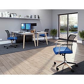 Jib Lite Mesh Back Swivel Meeting and Breakout Chairs - Meeting Room