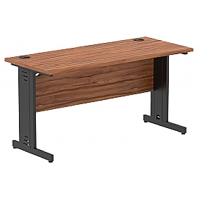 Syndicat Shallow Rectangular Cable Managed Office Desks