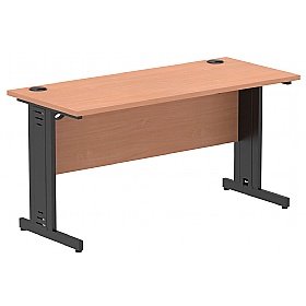 Syndicat Shallow Rectangular Cable Managed Office Desks