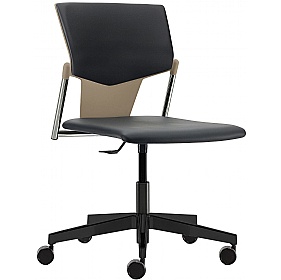 Ikon Plus Upholstered Swivel Meeting and Conference Chairs