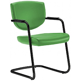Key Low Back Cantilever Stacking Meeting and Conference Chairs - Office Chairs