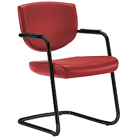 Key Low Back Cantilever Stacking Meeting and Conference Chairs - Office Chairs