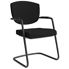 Key Low Back Cantilever Stacking Meeting and Conference Chairs - Office Chairs