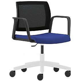 Kind Mesh Swivel Meeting and Breakout Chairs with Arms