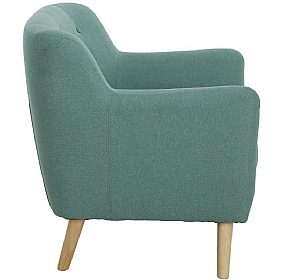 Skandi Office Armchair Green Side