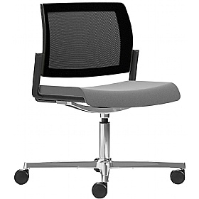 Kind Mesh Back 4 Star Swivel Meeting and Breakout Chairs - Office Chairs