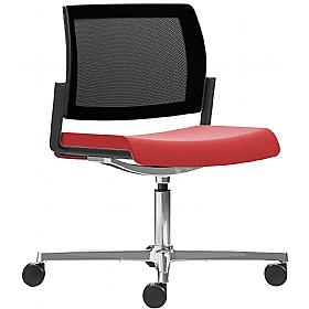 Kind Mesh Back 4 Star Swivel Meeting and Breakout Chairs - Office Chairs