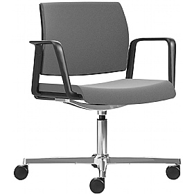 Kind 4 Star Swivel Meeting and Breakout Chairs with Arms - Office Chairs