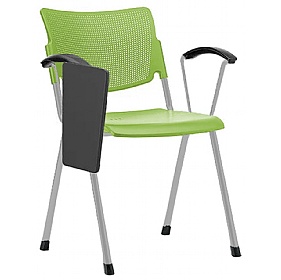 Mia Polypropylene Conference Chairs with Writing Tablet