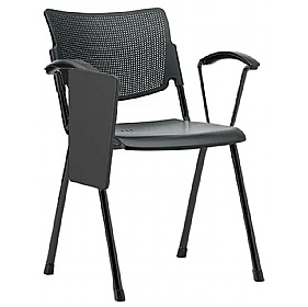 Mia Polypropylene Conference Chairs with Writing Tablet