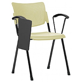 Mia Polypropylene Conference Chairs with Writing Tablet