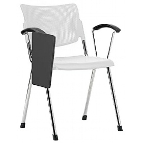 Mia Polypropylene Conference Chairs with Writing Tablet