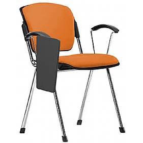 Mia Plus Upholstered Conference Chairs with Writing Tablet