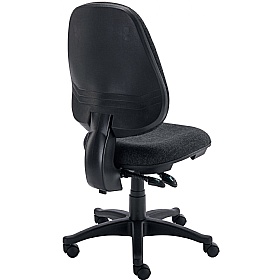 Versi Chrome 2-Lever Operator Chair Rear Angle