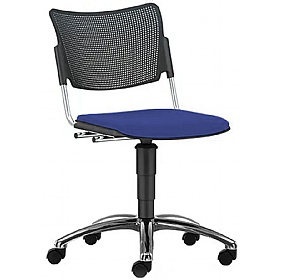 Mia Upholstered Swivel Meeting and Breakout Chairs