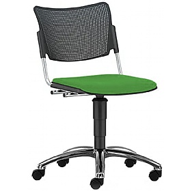 Mia Upholstered Swivel Meeting and Breakout Chairs