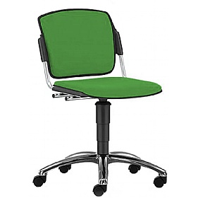 Mia Plus Upholstered Swivel Meeting and Breakout Chairs