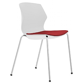 Pimlico Upholstered Stacking 4-Leg Meeting and Breakout Chairs